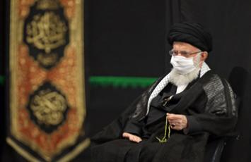مراسم عزاداری در حسینیه امام خمینی(ره) با حضور رهبر انقلاب اسلامی