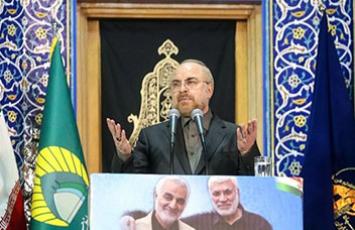 رئیس مجلس شورای اسلامی:  مکتب شهید سلیمانی برخاسته از مکتب امام خمینی(ره) بود