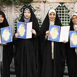  لقاء سماحة حجة الإسلام والمسلمين السيد عبد العظيم الحسيني (عليه السلام)، مع حفظة القرآن الكريم