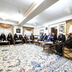  لقاء سماحة حجة الإسلام والمسلمين السيد عبد العظيم الحسيني (عليه السلام)، مع حفظة القرآن الكريم