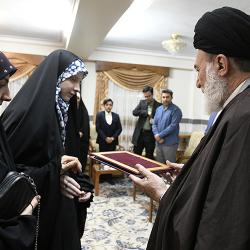  لقاء سماحة حجة الإسلام والمسلمين السيد عبد العظيم الحسيني (عليه السلام)، مع حفظة القرآن الكريم