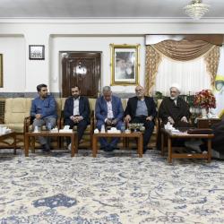 دیدار تولیت آستان عبدالعظیم(ع) با حفاظ رتبه‌دار مسابقات قرآن - 14040824