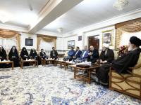 دیدار تولیت آستان عبدالعظیم(ع) با حفاظ رتبه‌دار مسابقات قرآن - 14040824